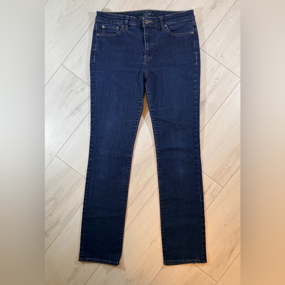 Lauren Ralph Lauren Denim - Lauren Ralph Lauren Modern Straight Leg Jeans Dark Indigo Wash Size 6